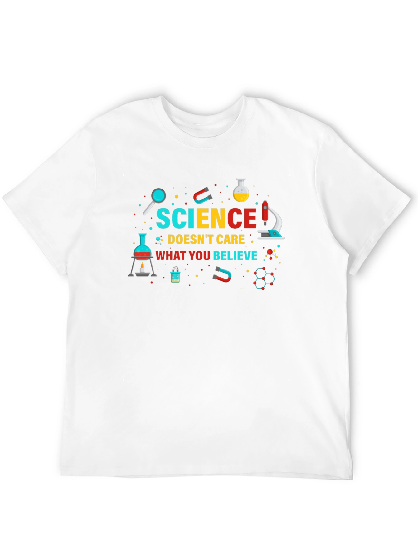 Science Doesnt Care Mens Black T-Shirt