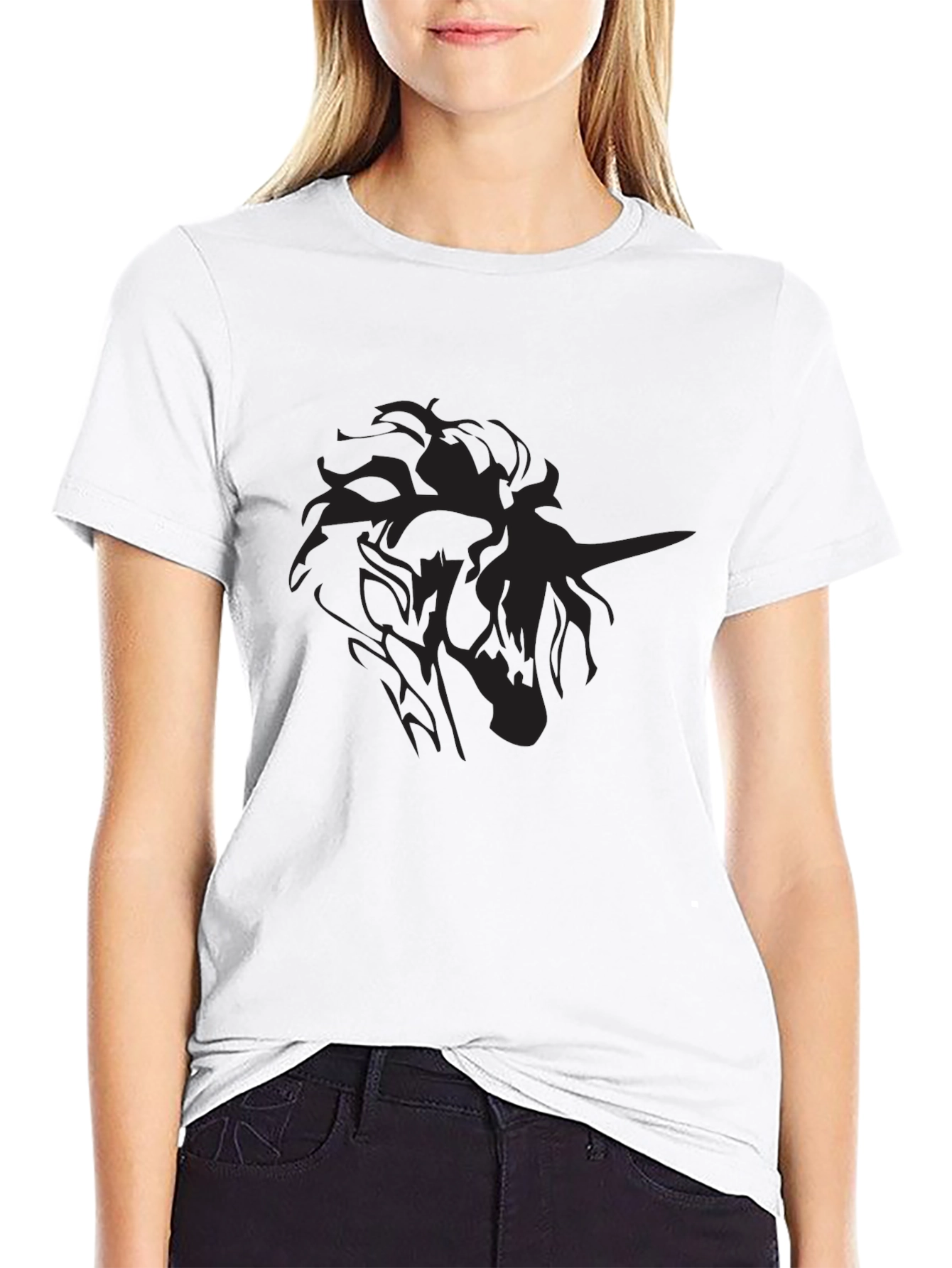 Dark Graphic Tee - Mens Fitted Black T-Shirt