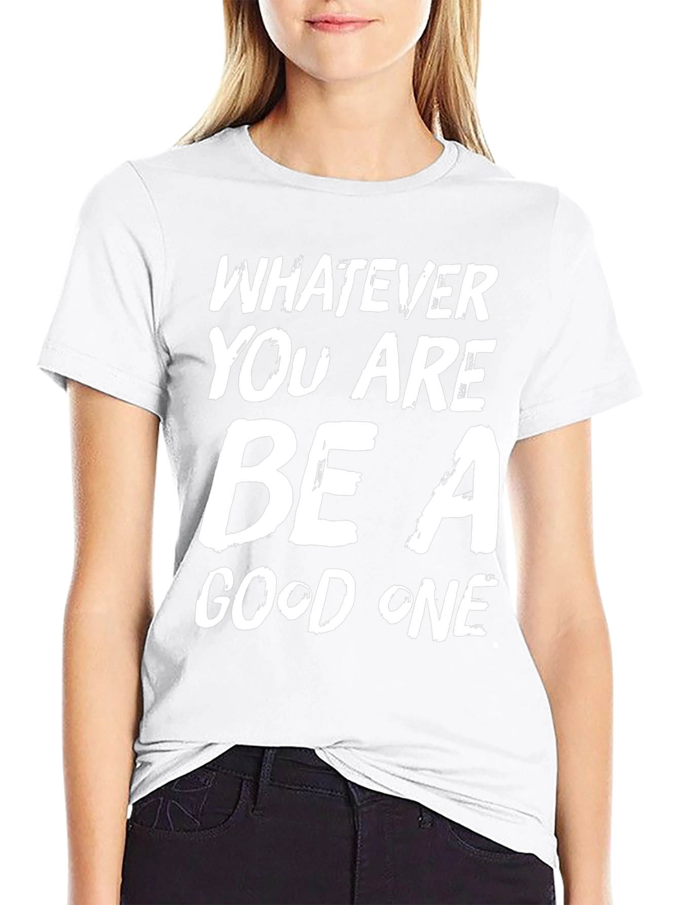 Be A Good One Black Graphic Tee