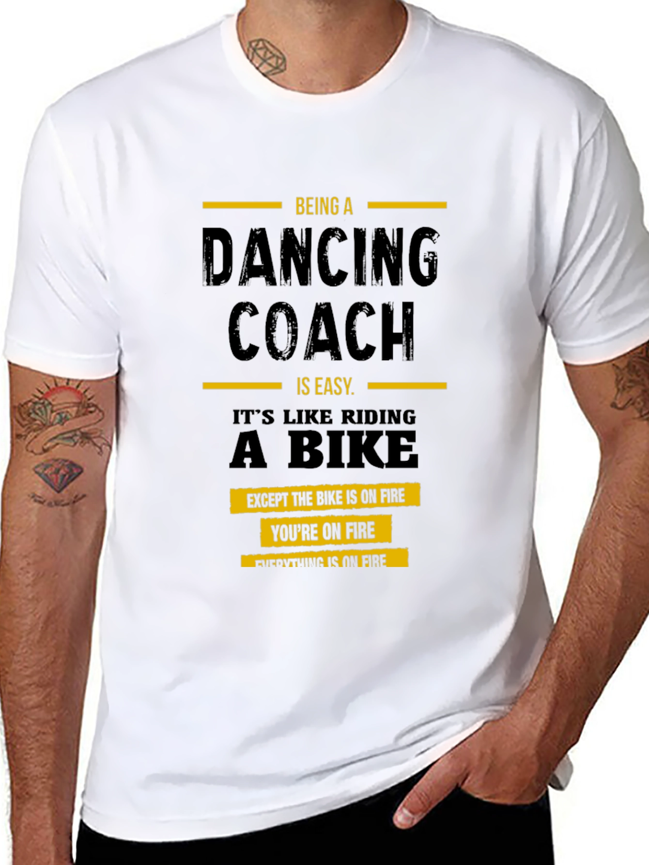 Dancing Coach On Fire T-Shirt