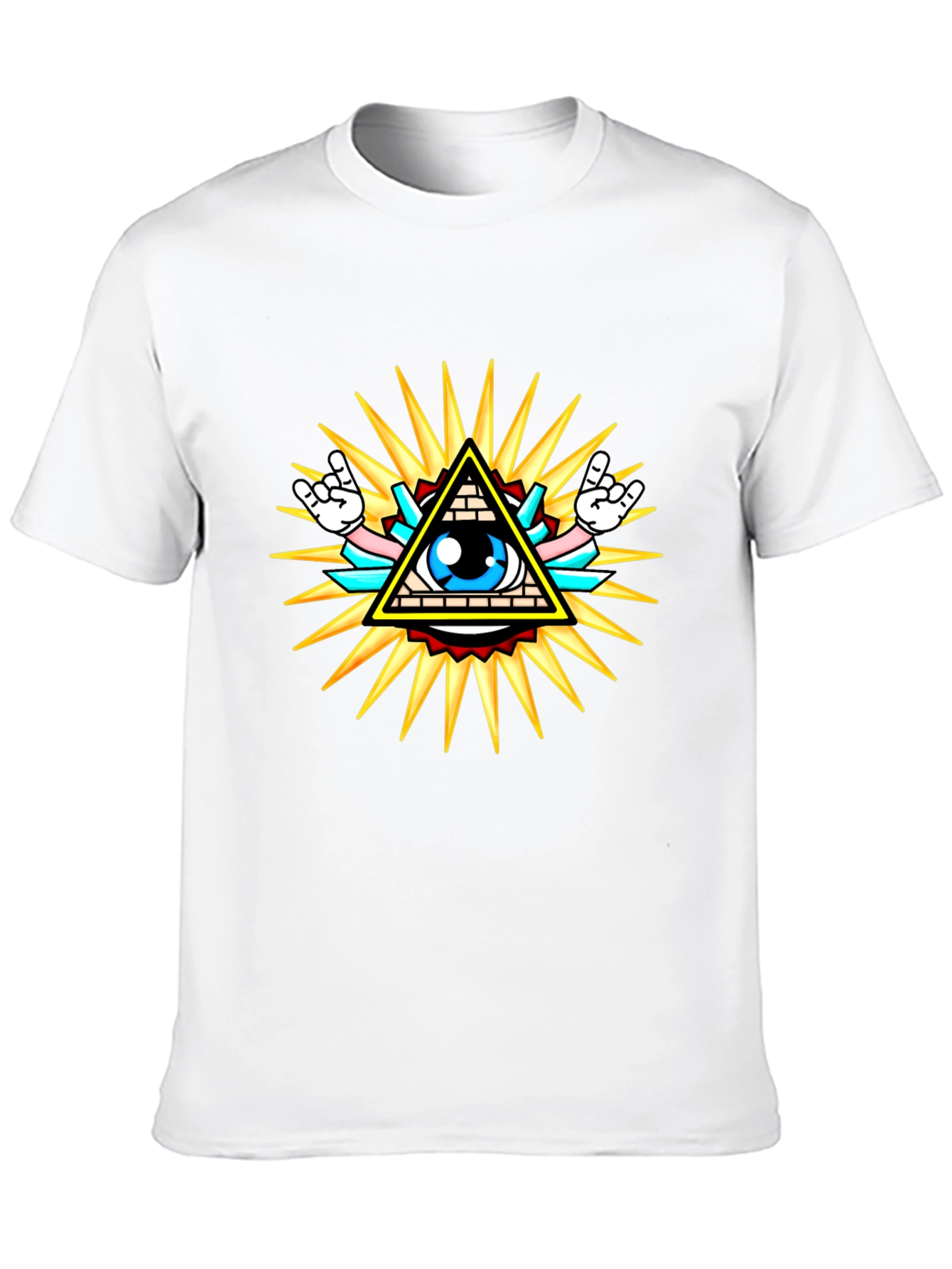 Illuminati Graphic T-Shirt - Black Cotton Tee