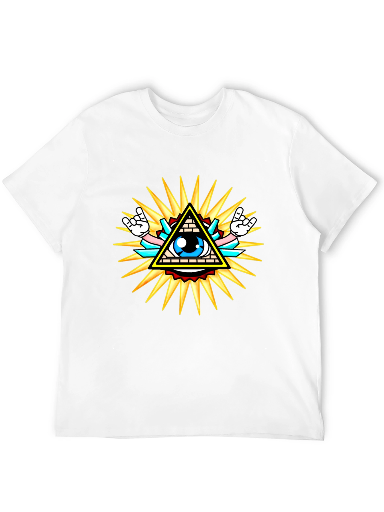 Illuminati Graphic T-Shirt - Black Cotton Tee