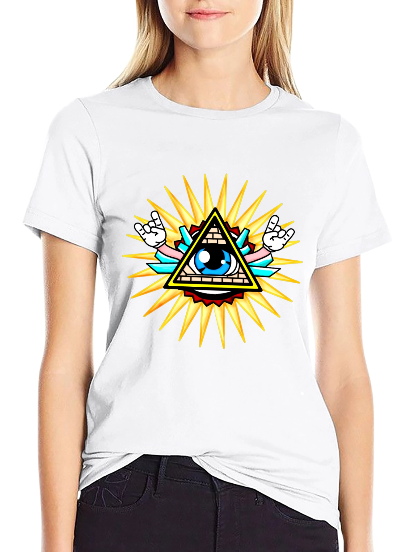 Illuminati Graphic T-Shirt - Black Cotton Tee