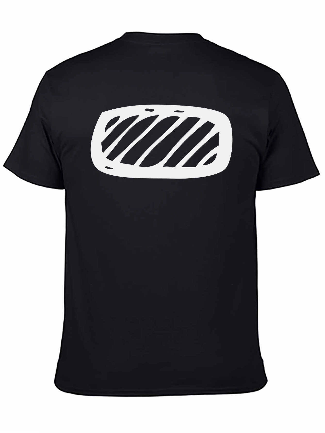 Abstract Graphic Black T-Shirt - Modern Casual Wear
