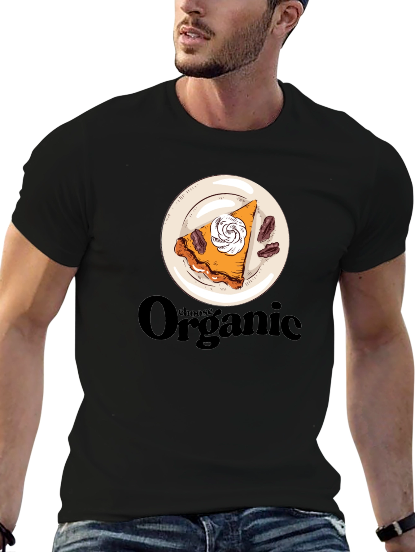 Organic Pumpkin Pie Graphic Tee