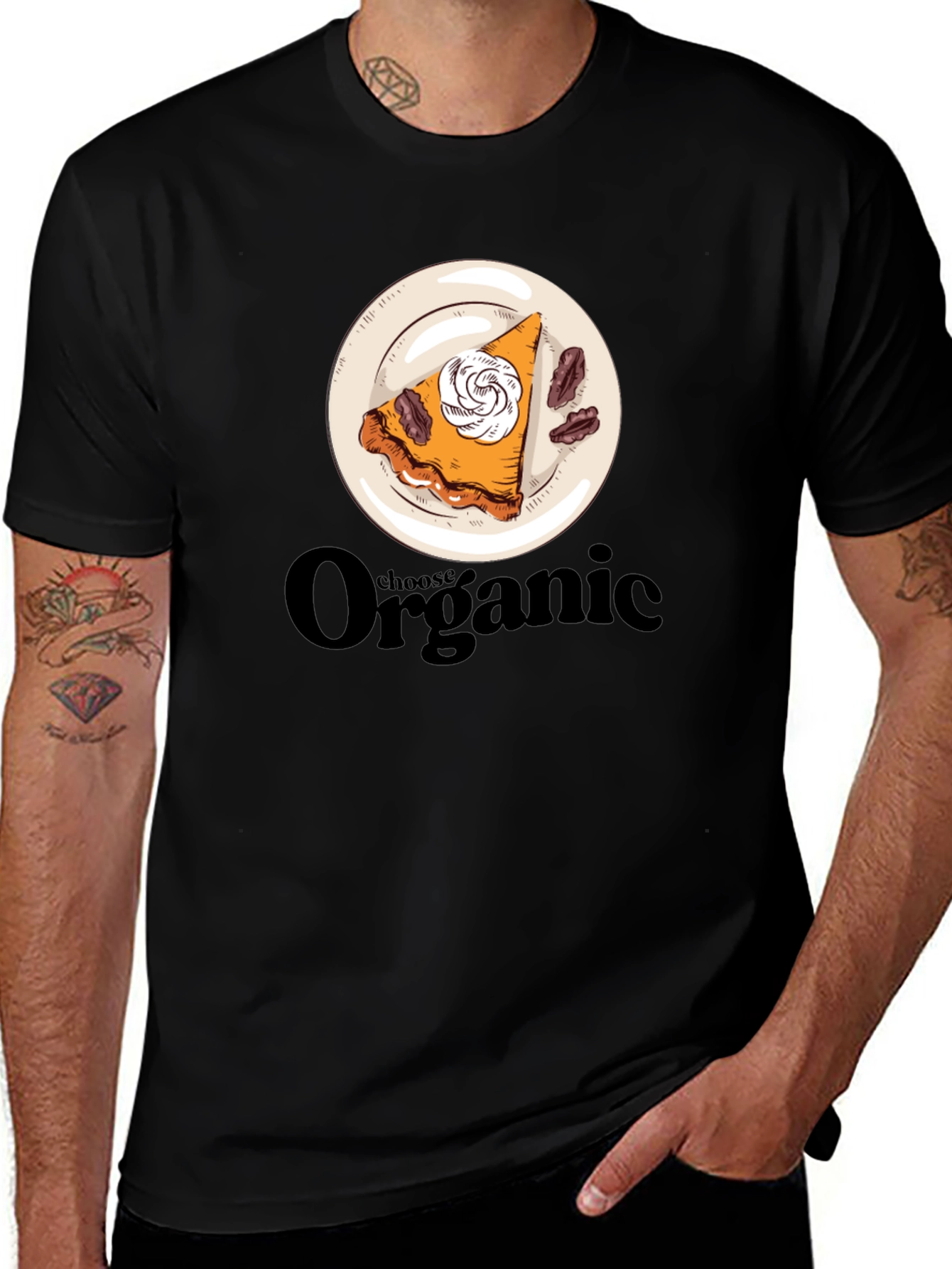 Organic Pumpkin Pie Graphic Tee