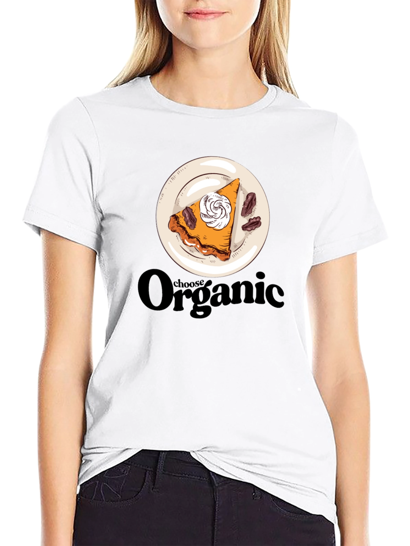 Organic Pumpkin Pie Graphic Tee