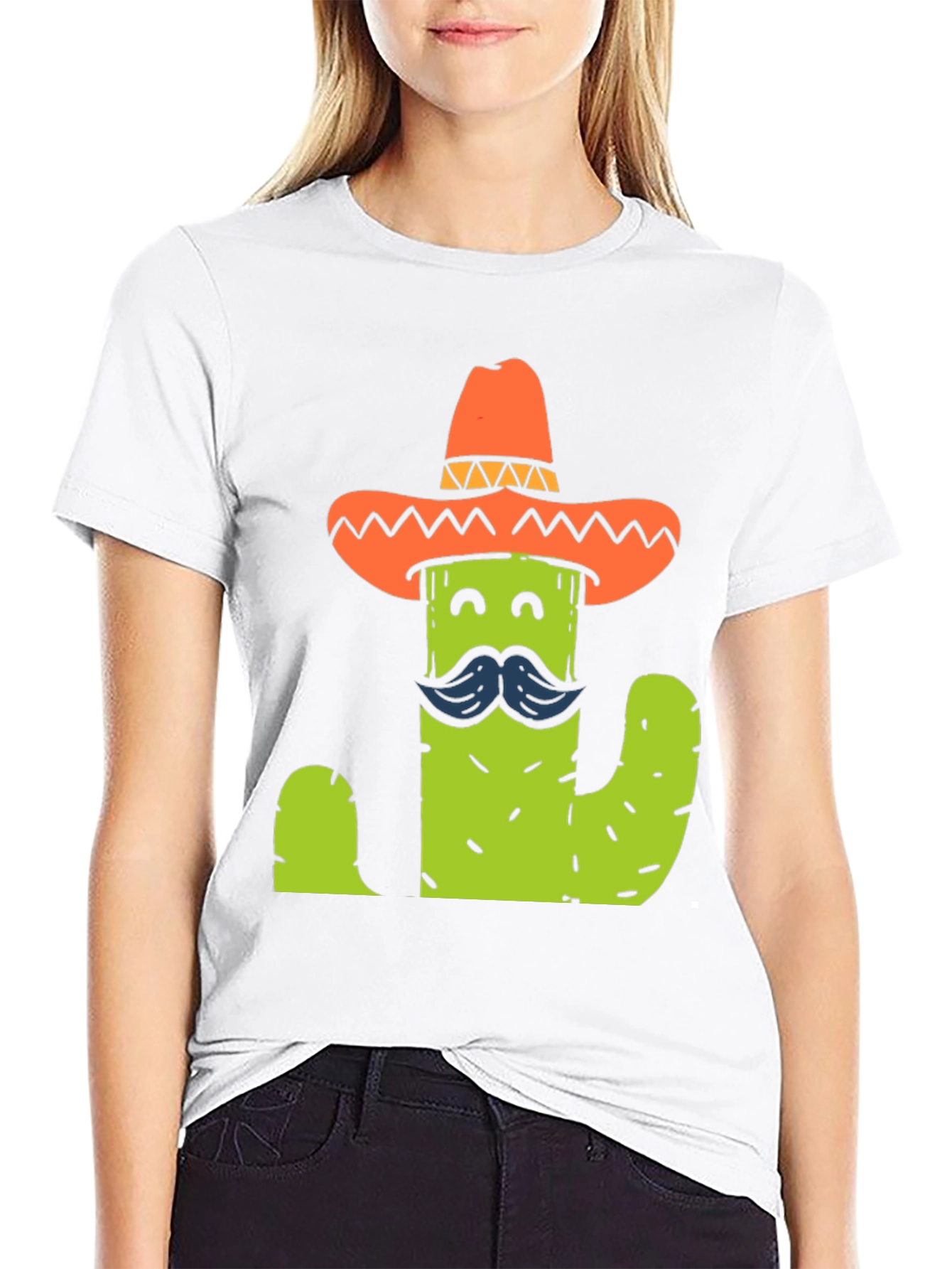 Cactus Sombrero T-Shirt - Funny Graphic Tee