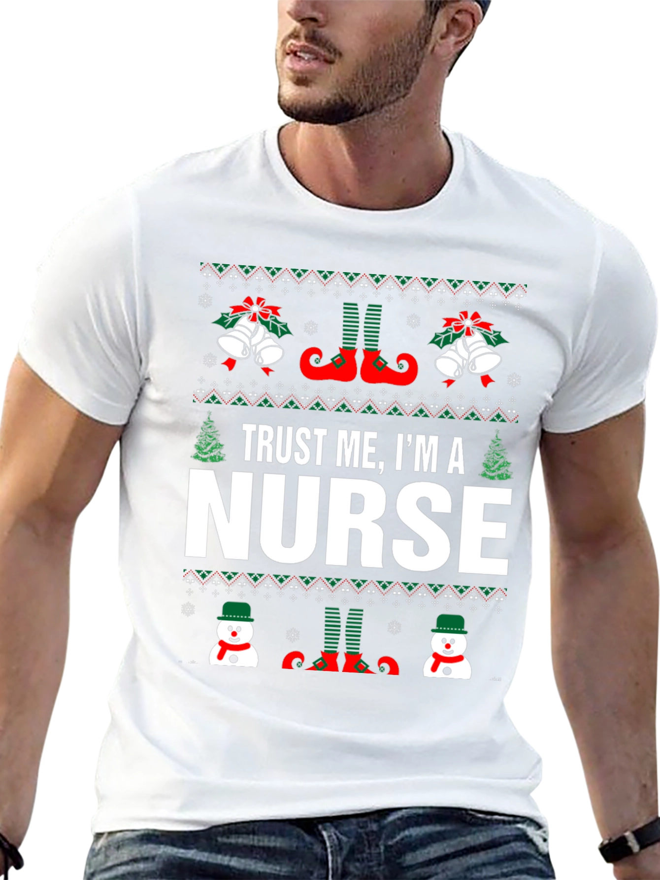 Trust Me Im A Nurse Christmas T-Shirt