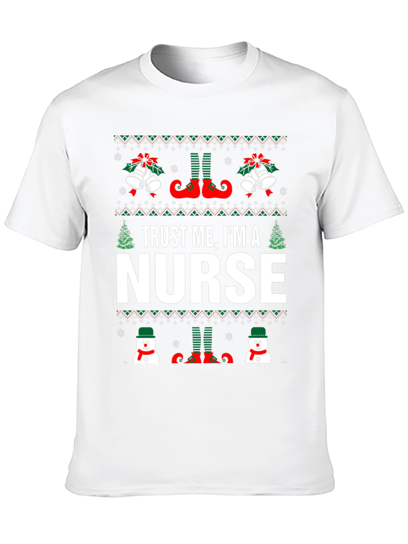 Trust Me Im A Nurse Christmas T-Shirt