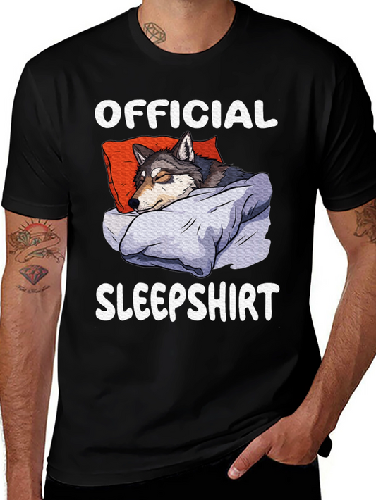 Official Sleepshirt Funny Wolf T-Shirt