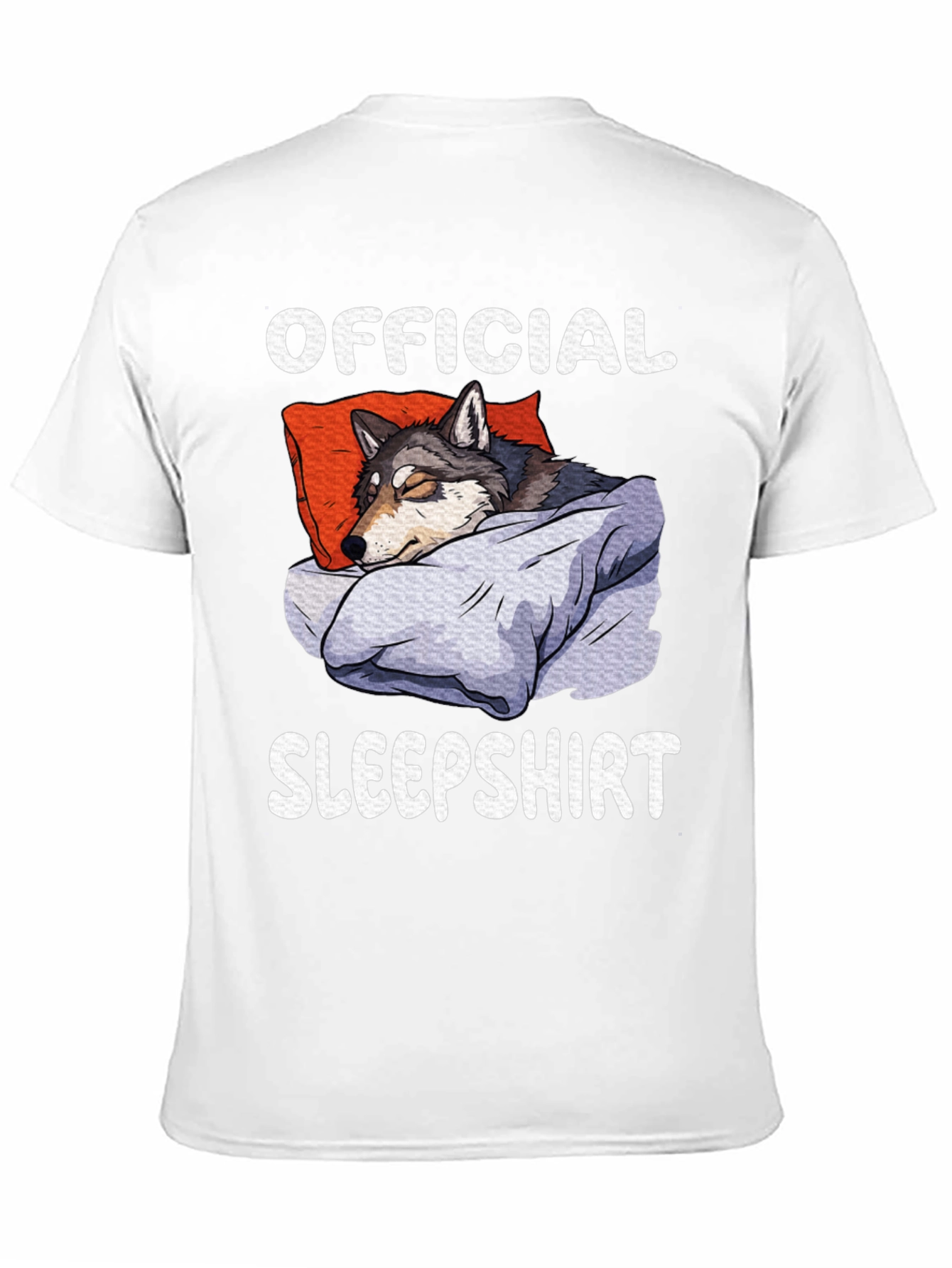 Official Sleepshirt Funny Wolf T-Shirt