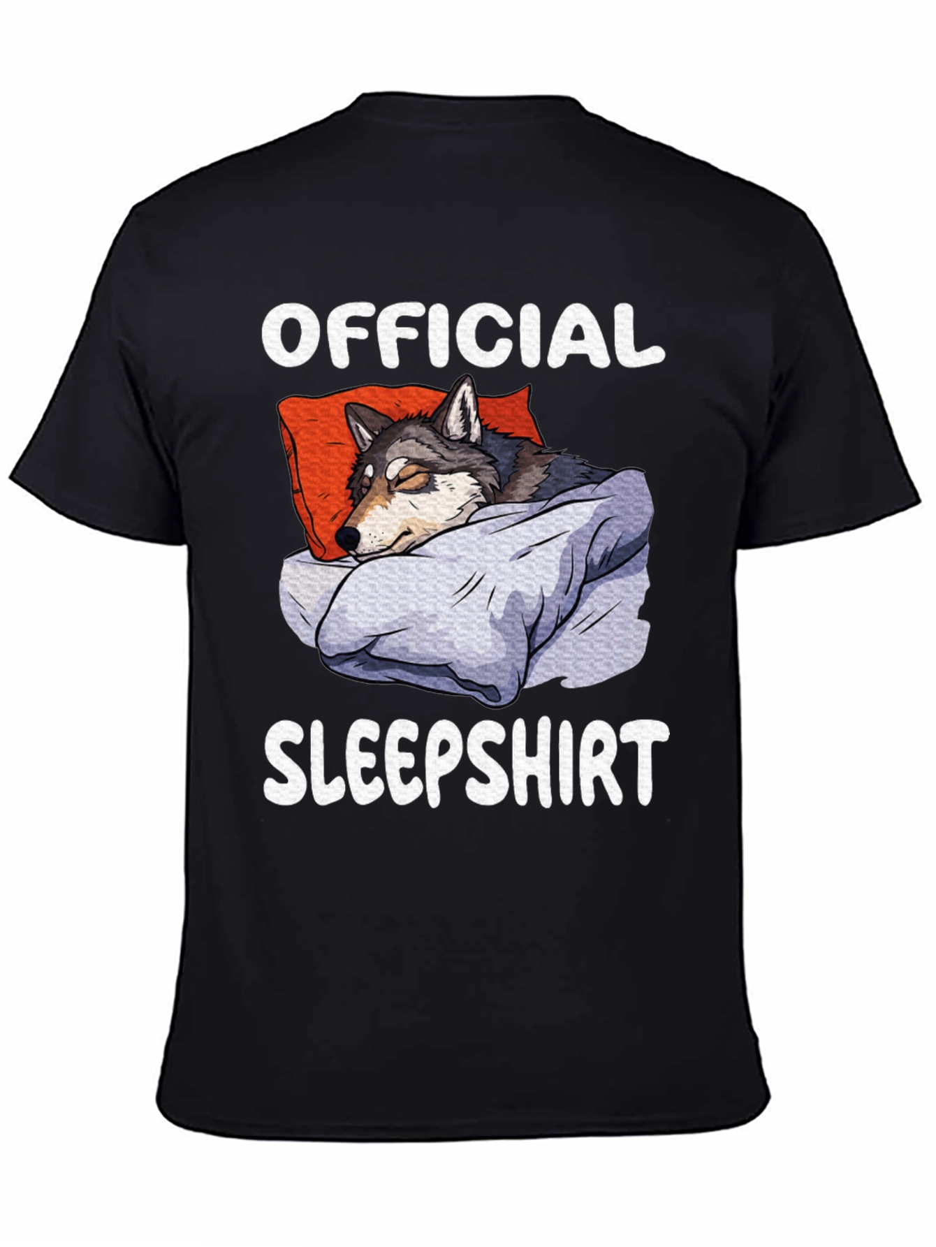 Official Sleepshirt Funny Wolf T-Shirt