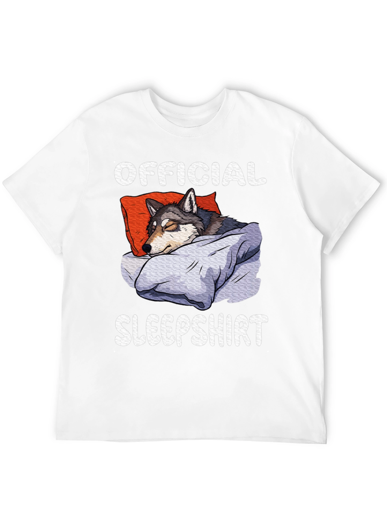 Official Sleepshirt Funny Wolf T-Shirt