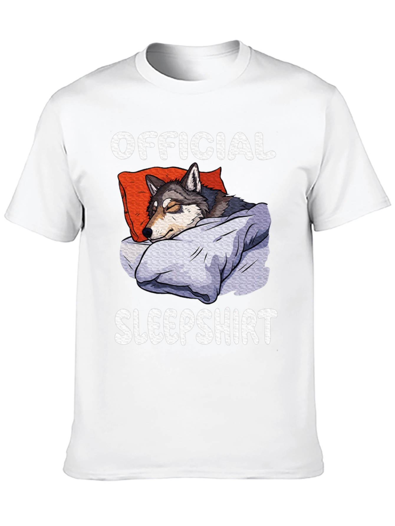 Official Sleepshirt Funny Wolf T-Shirt
