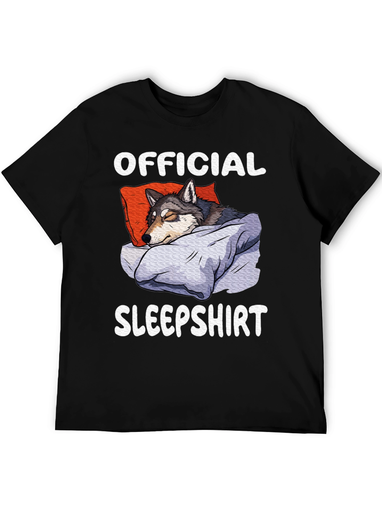 Official Sleepshirt Funny Wolf T-Shirt