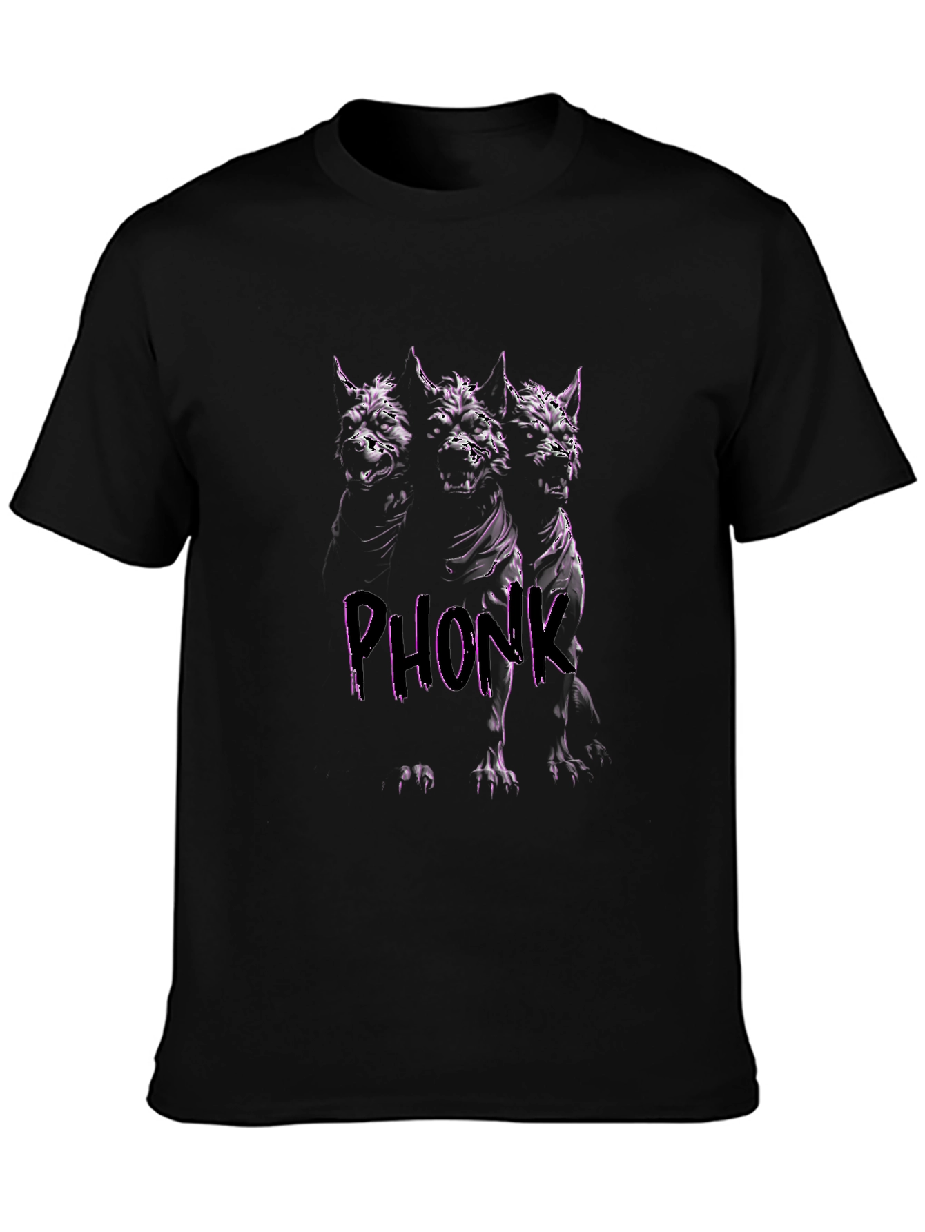 Phonk Cerberus Graphic T-Shirt