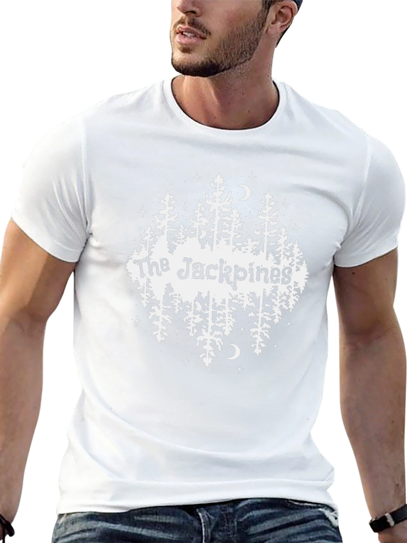 The Jackpines Graphic Tee - Black Cotton T-Shirt
