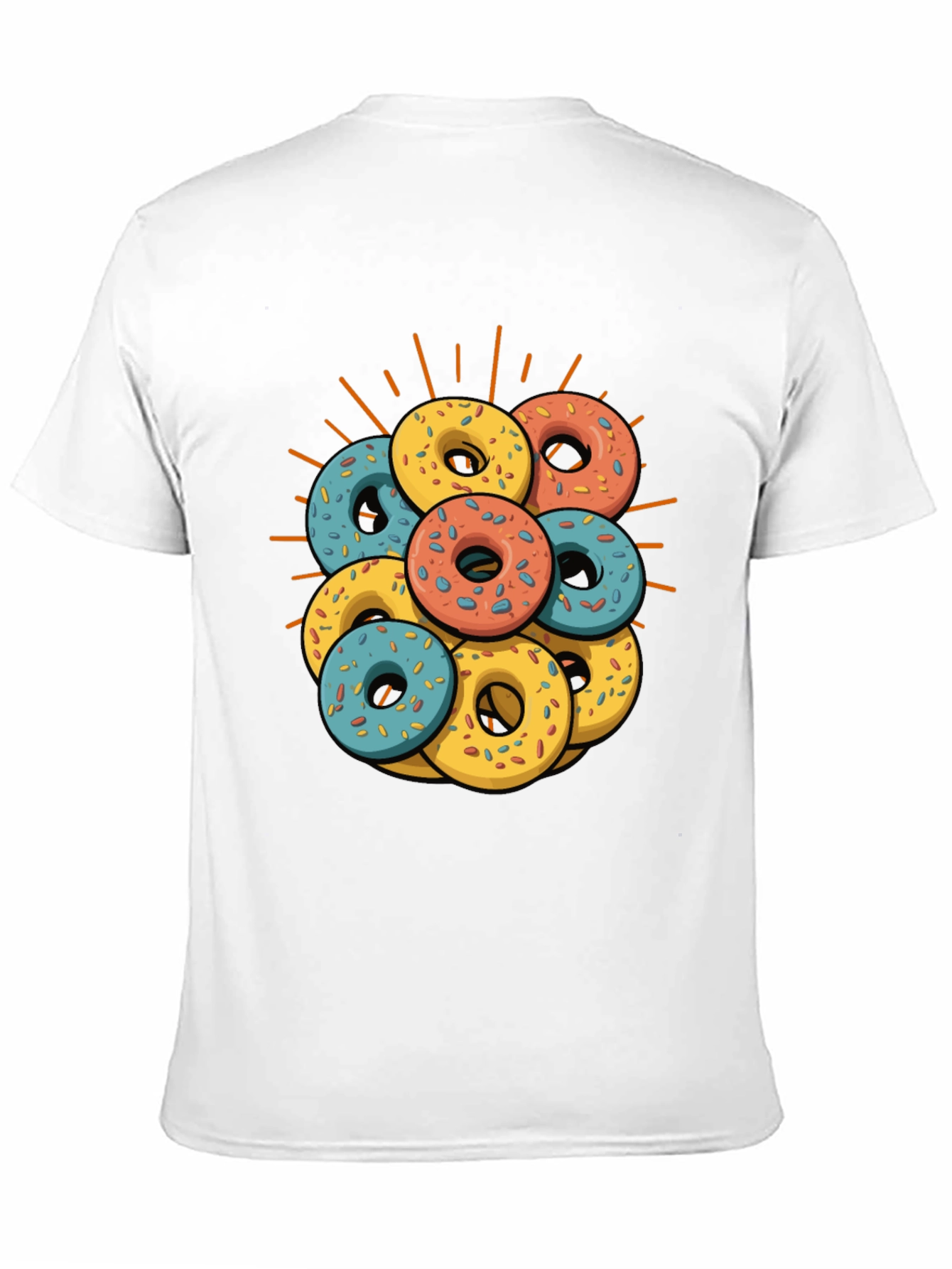 Donut Stack Graphic T-Shirt