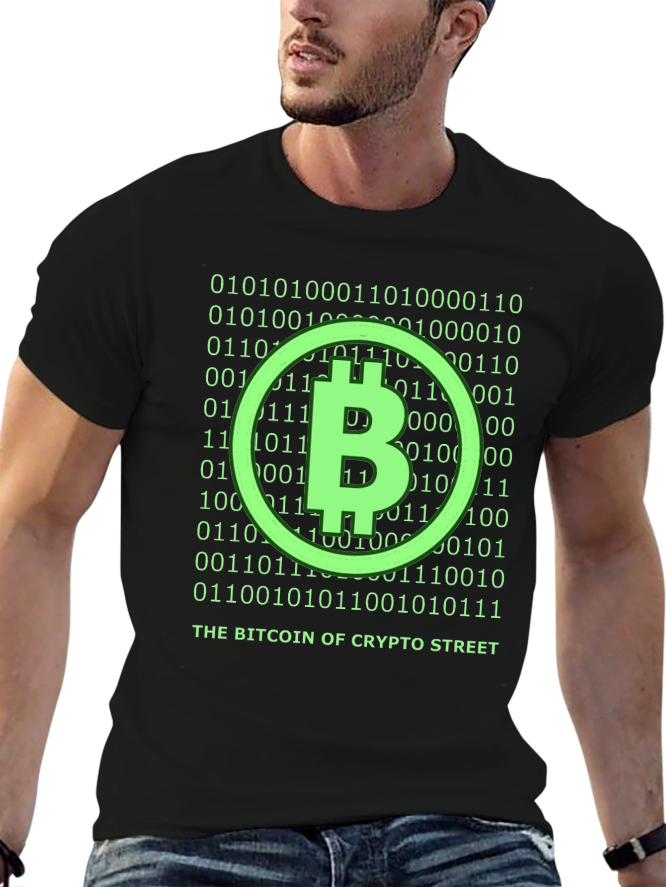 Bitcoin Crypto Street T-Shirt - Black