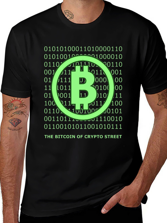 Bitcoin Crypto Street T-Shirt - Black