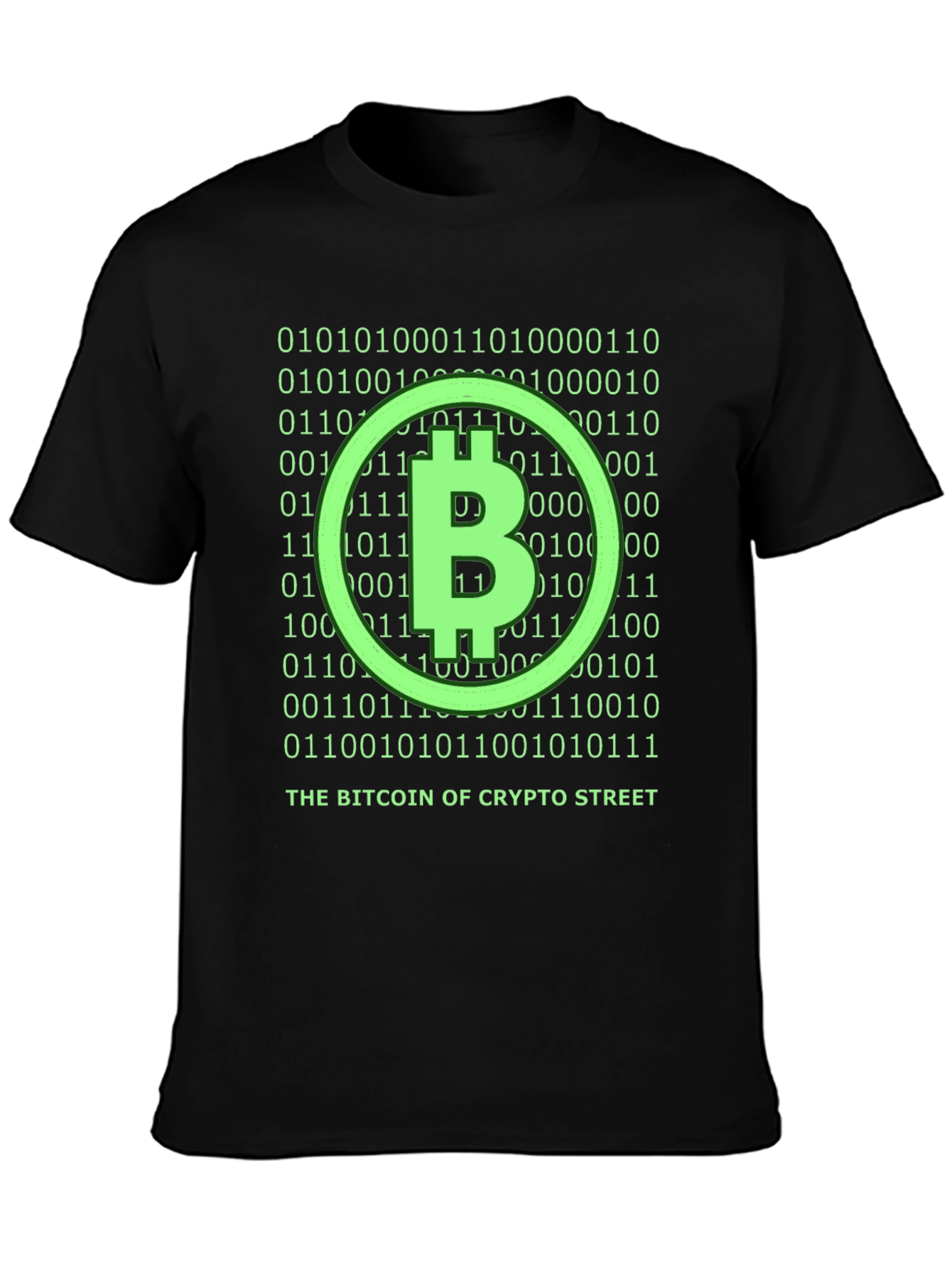 Bitcoin Crypto Street T-Shirt - Black