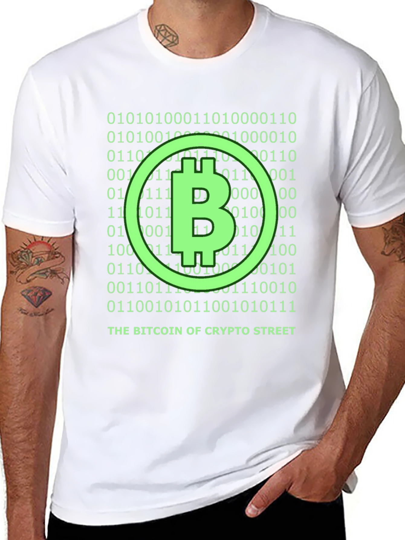 Bitcoin Crypto Street T-Shirt - Black