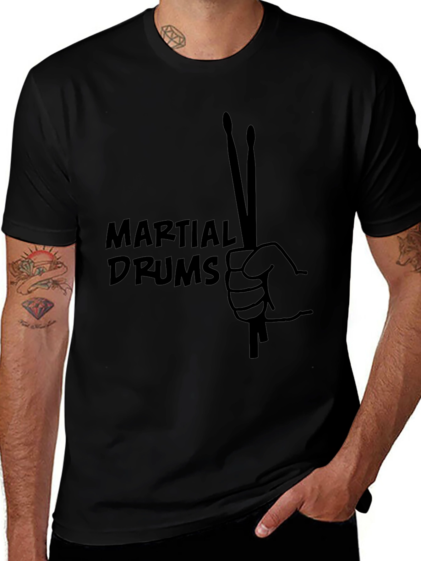 Martial Drums Graphic T-Shirt