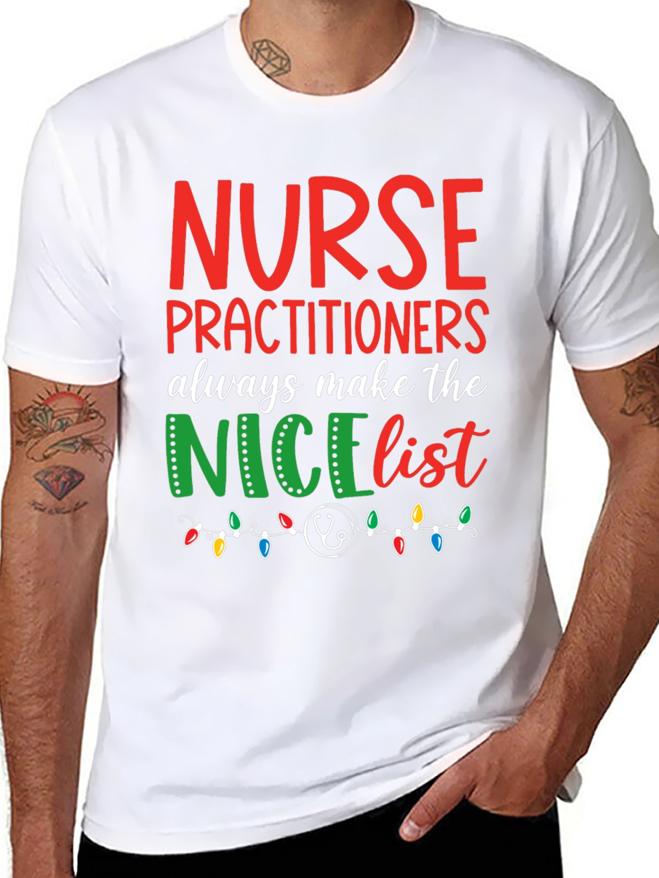 Nurse Practitioner Christmas T-Shirt