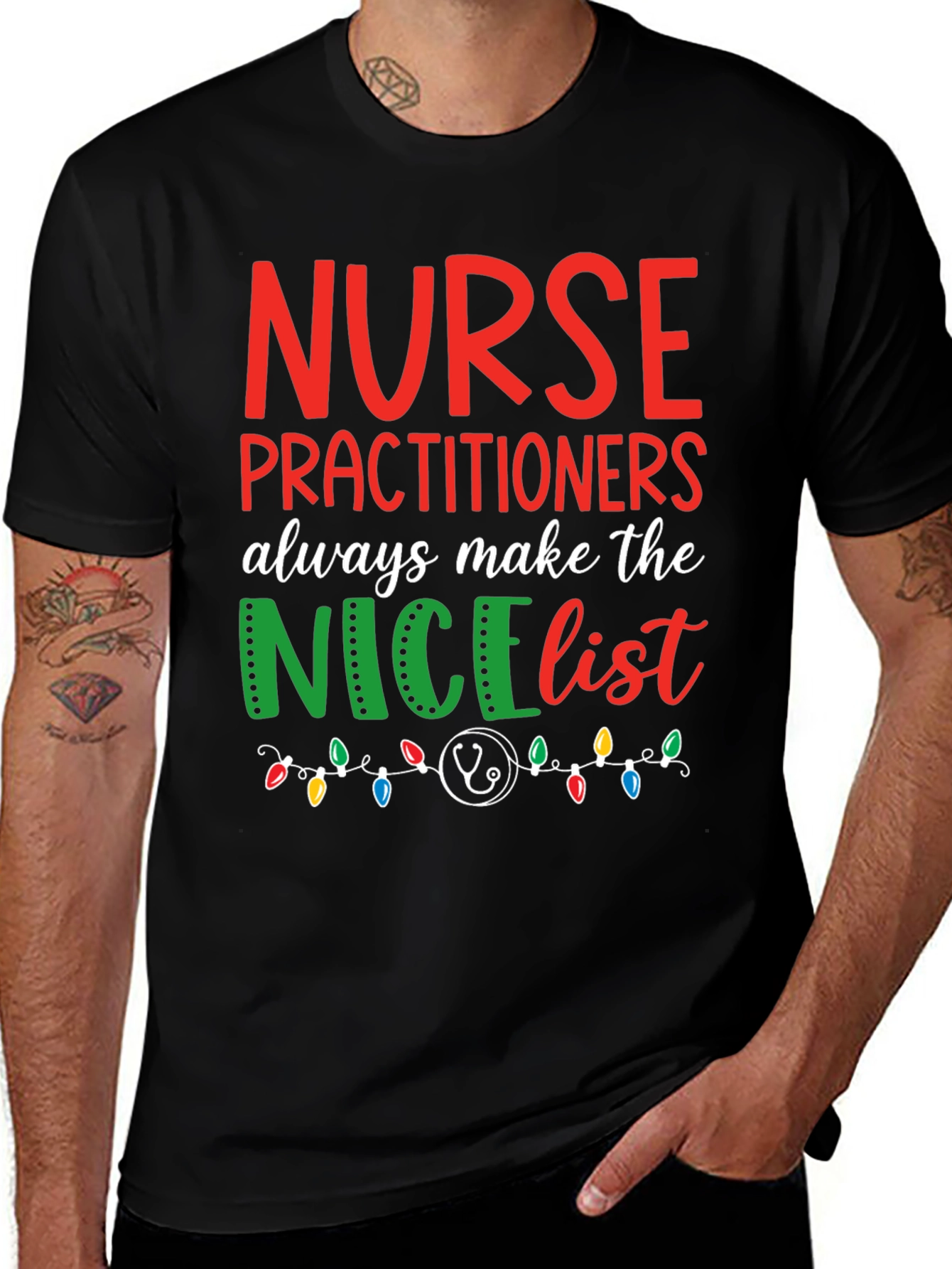 Nurse Practitioner Christmas T-Shirt