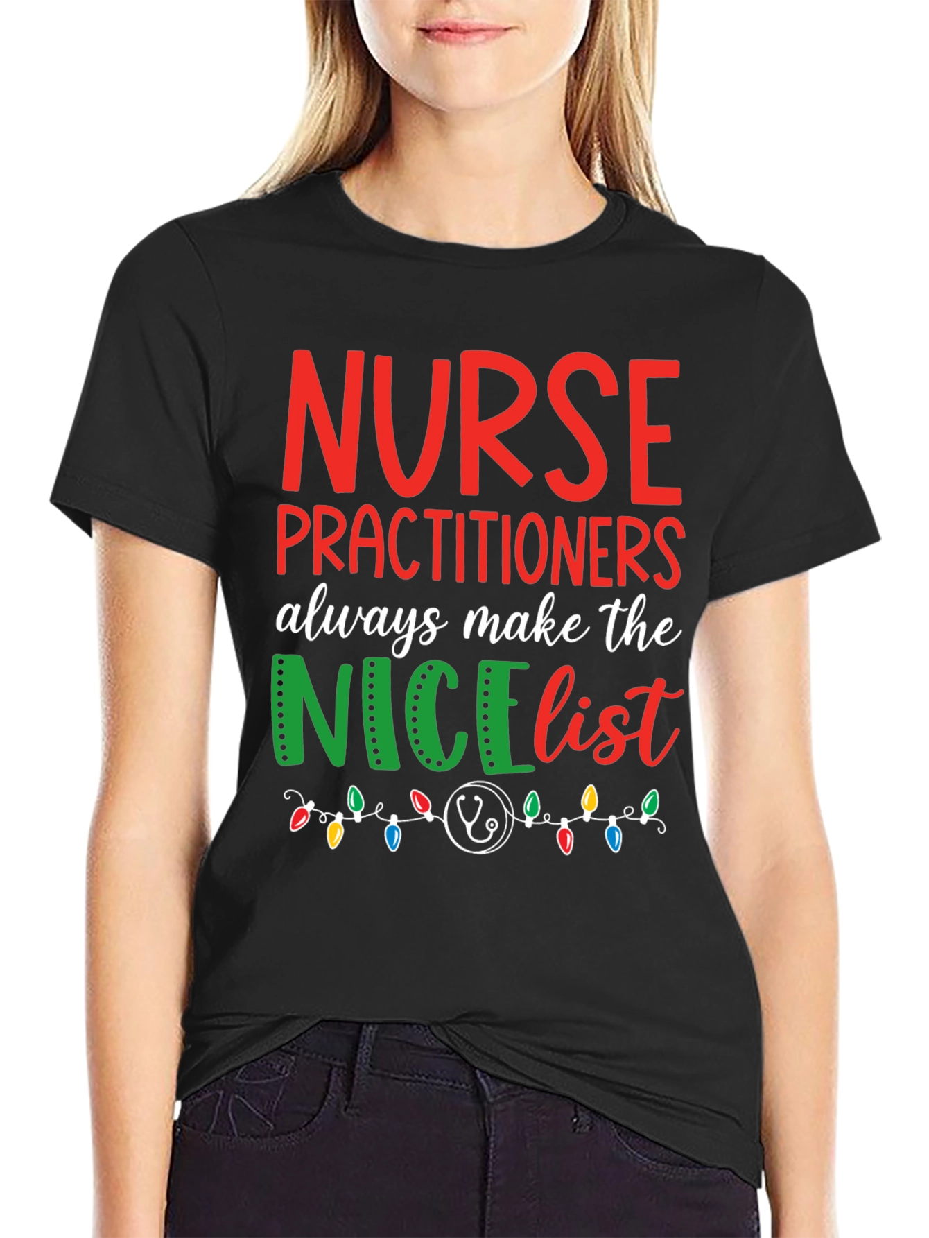 Nurse Practitioner Christmas T-Shirt