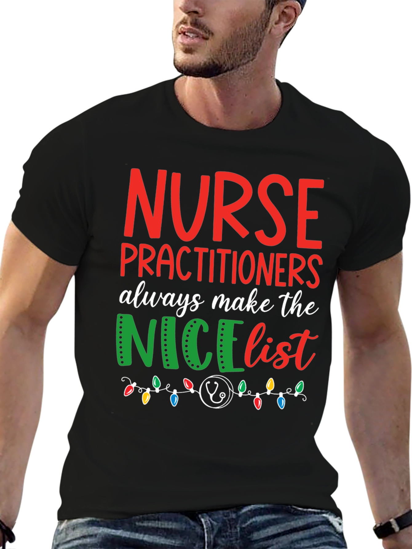 Nurse Practitioner Christmas T-Shirt