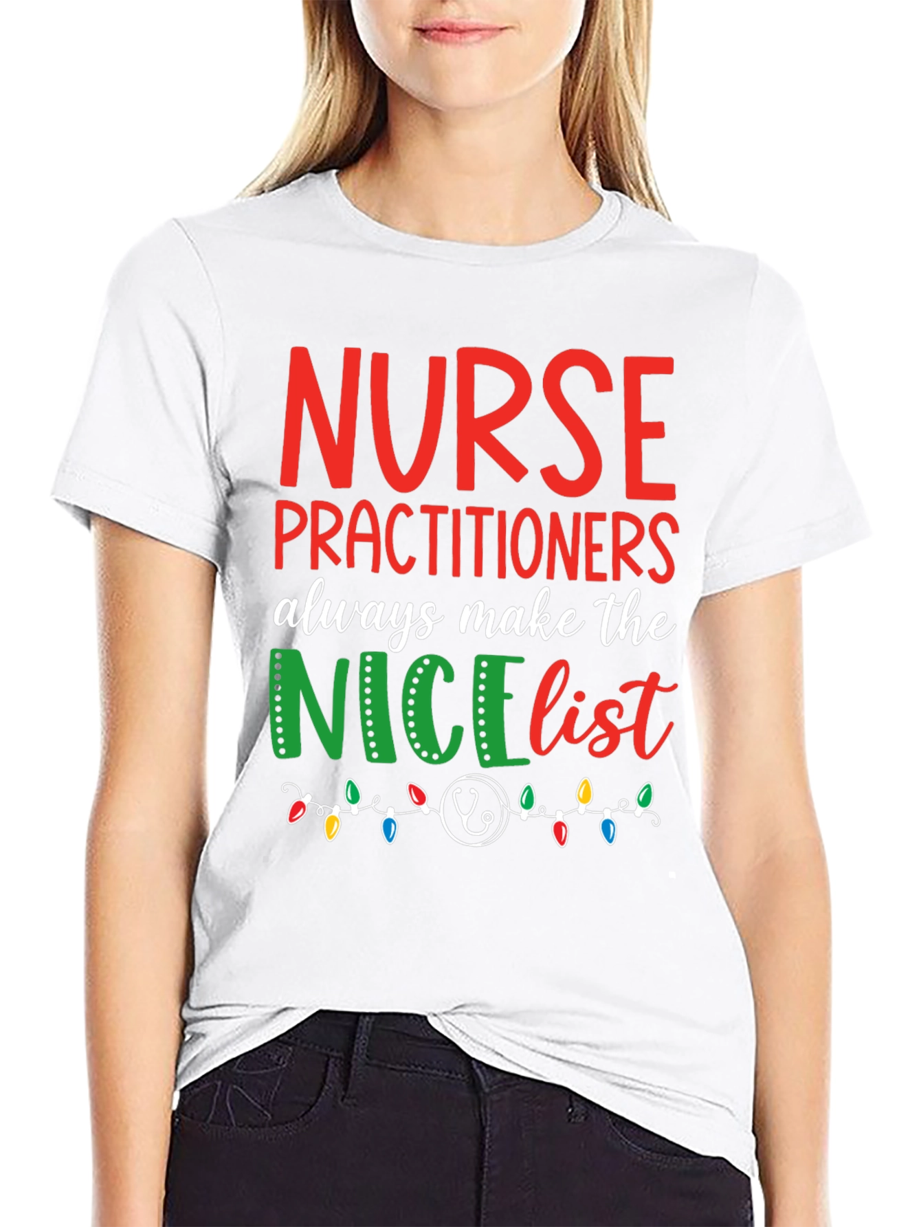 Nurse Practitioner Christmas T-Shirt