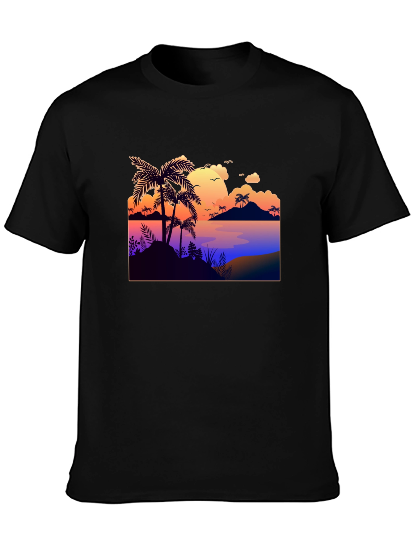 Sunset Palms Graphic Tee