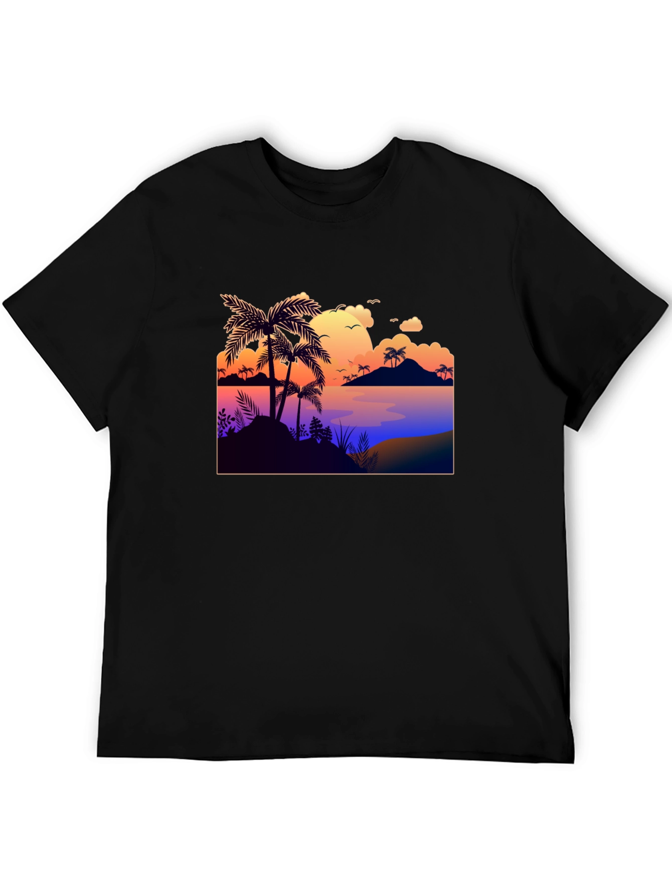 Sunset Palms Graphic Tee