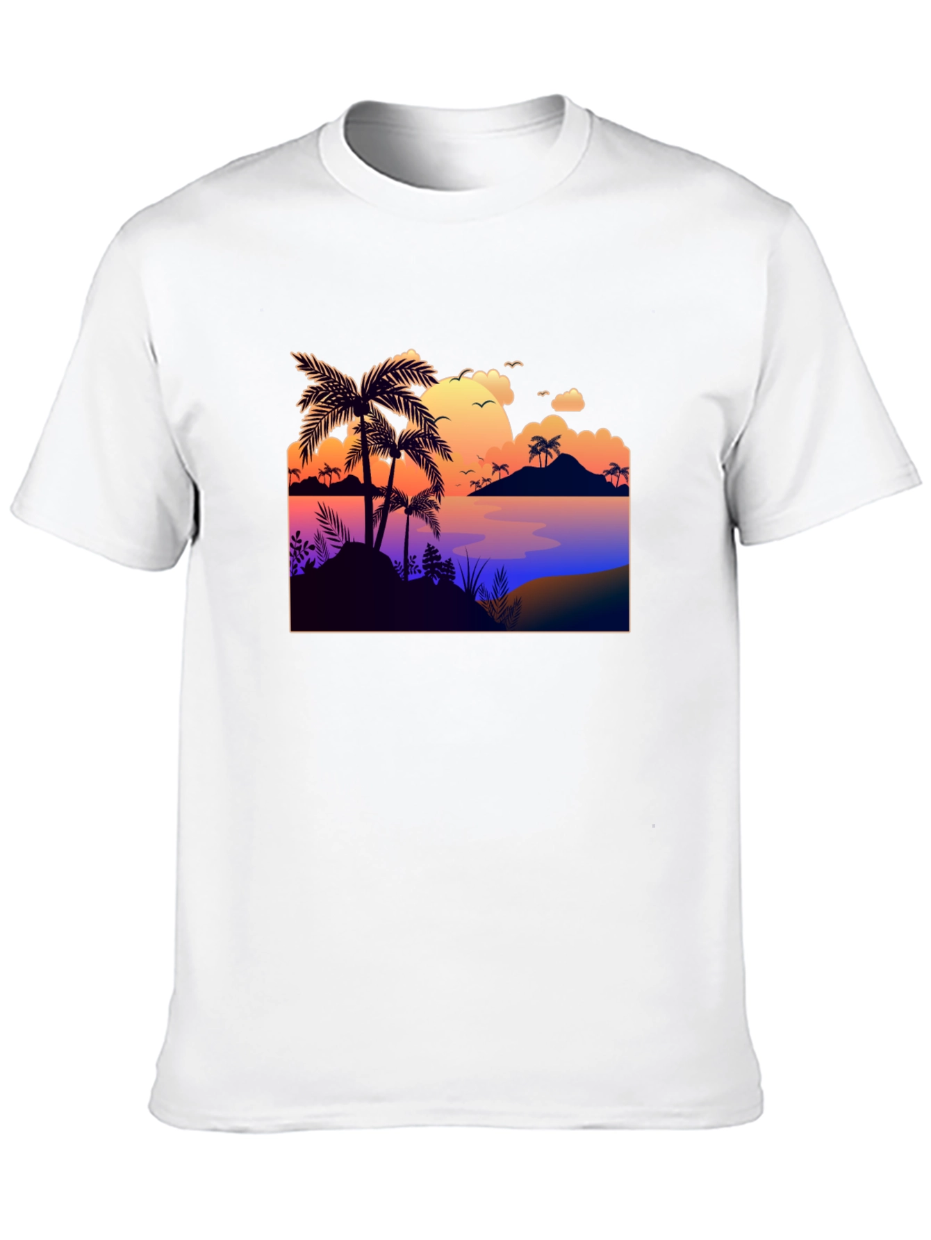 Sunset Palms Graphic Tee
