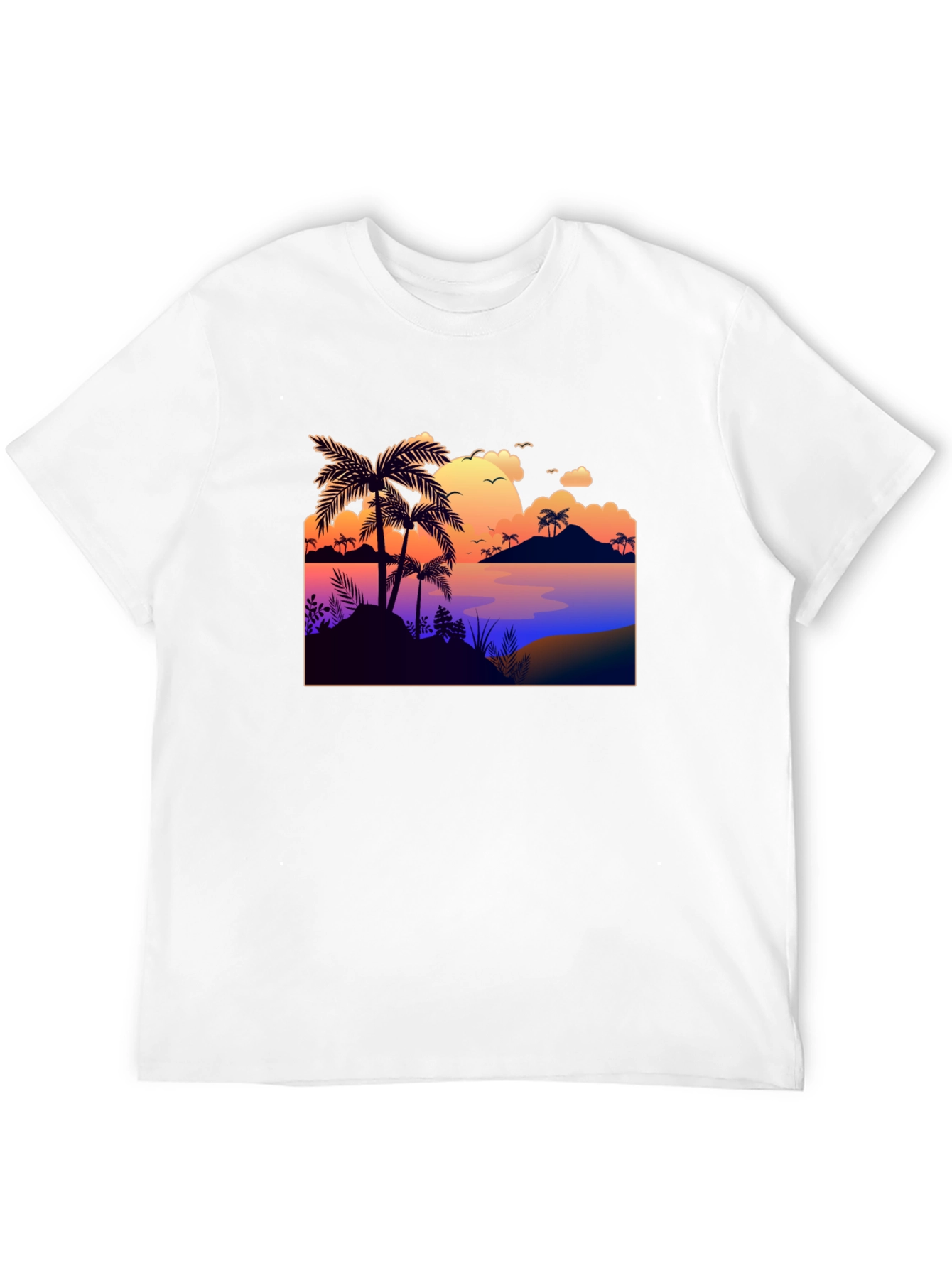 Sunset Palms Graphic Tee