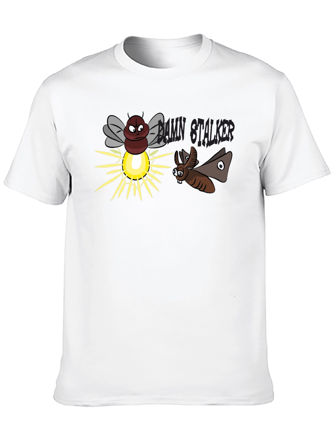 Funny Stalker Cartoon T-Shirt