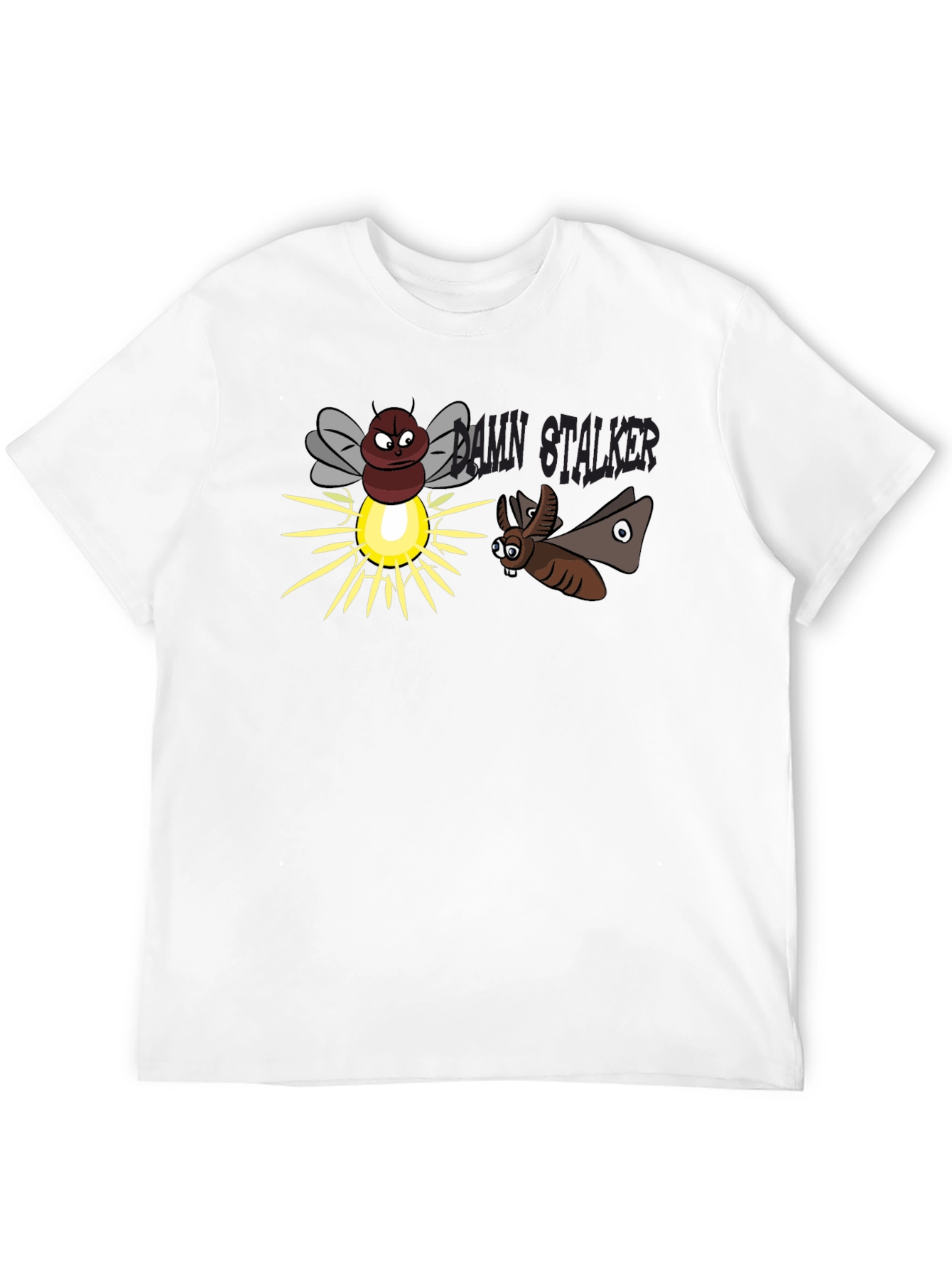 Funny Stalker Cartoon T-Shirt