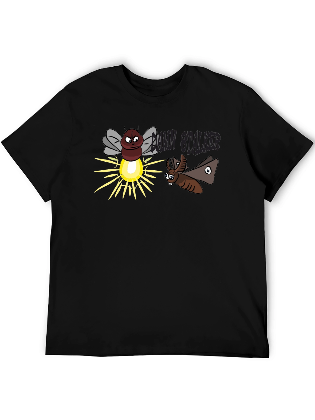 Funny Stalker Cartoon T-Shirt