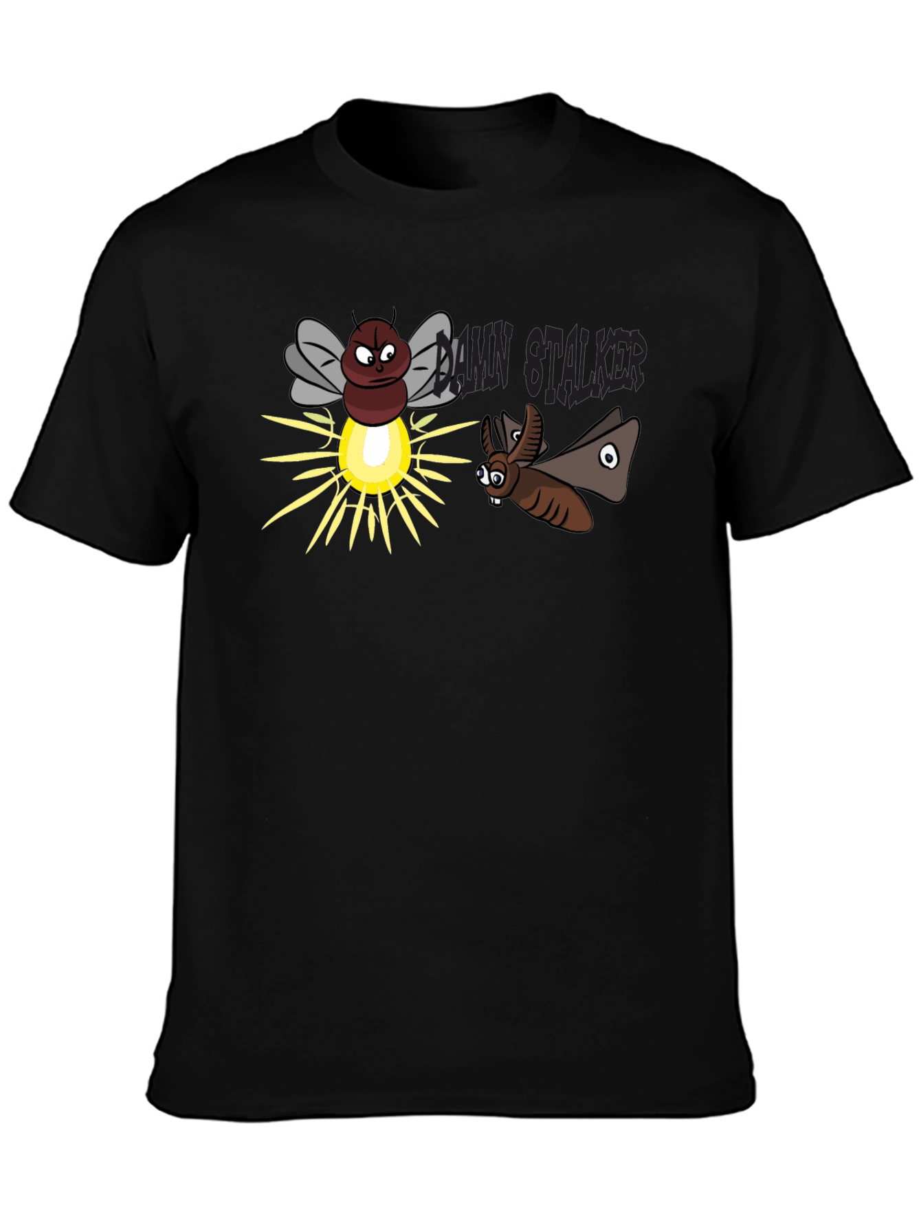Funny Stalker Cartoon T-Shirt