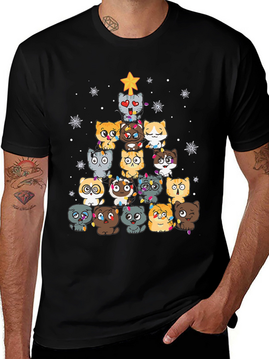 Christmas Cat Tree T-Shirt