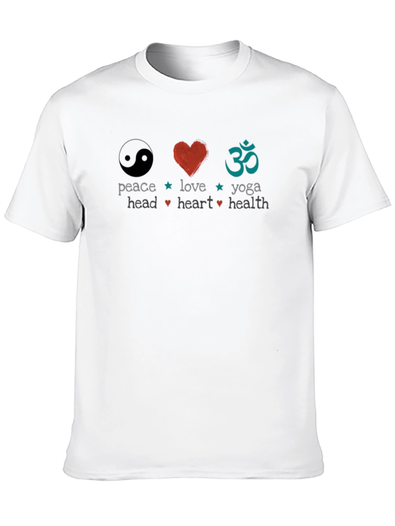 Peace Love Yoga Graphic Tee