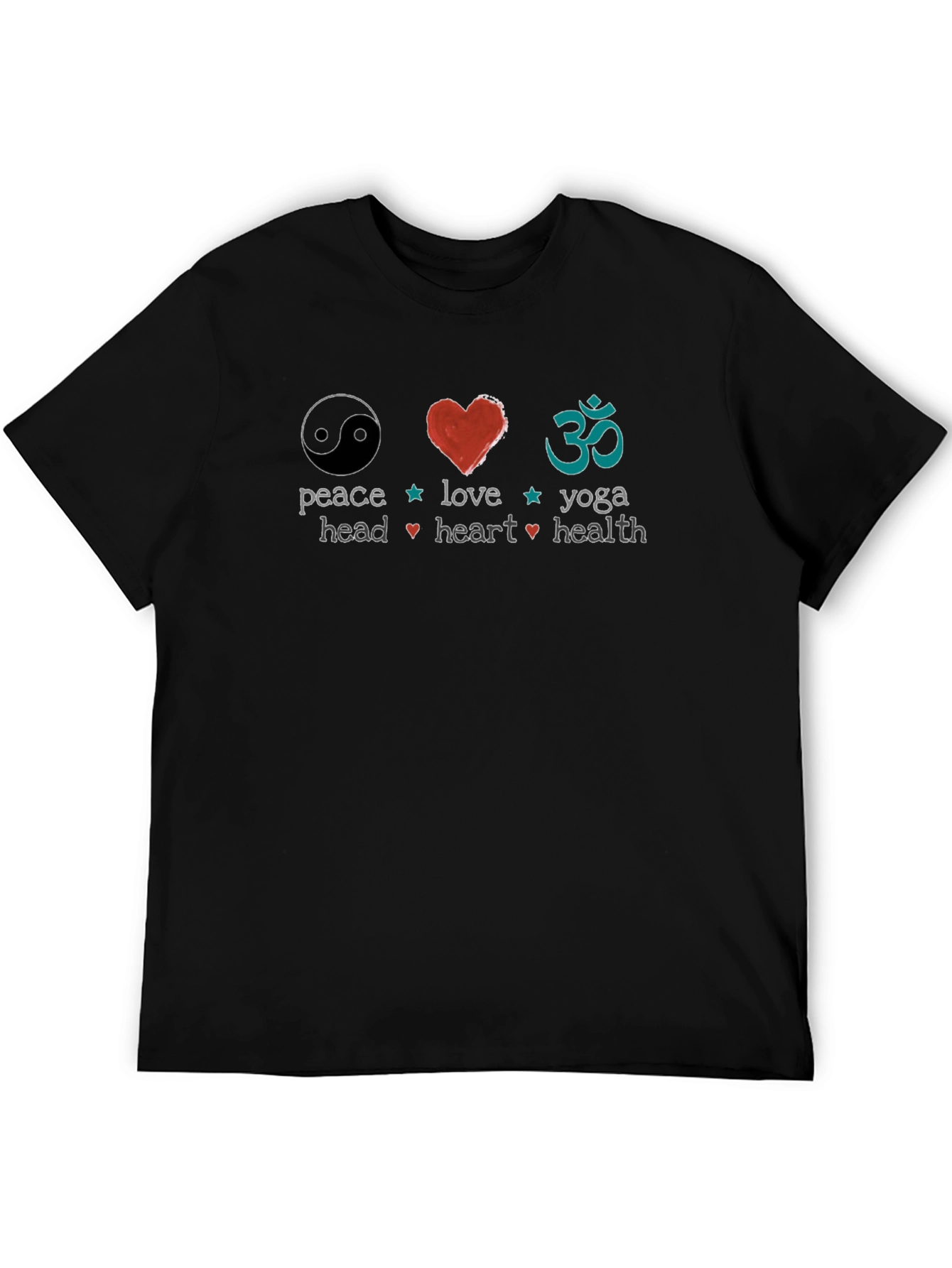 Peace Love Yoga Graphic Tee