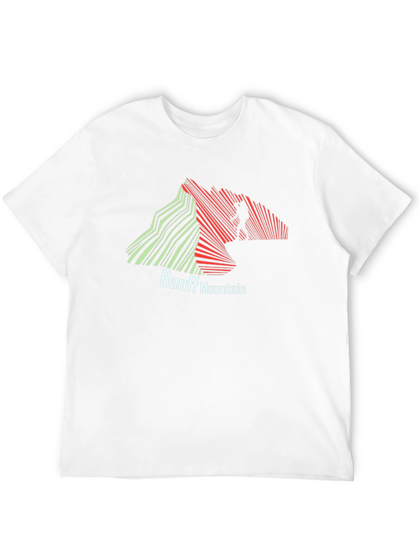 Banff Mountain Graphic Print Black T-Shirt