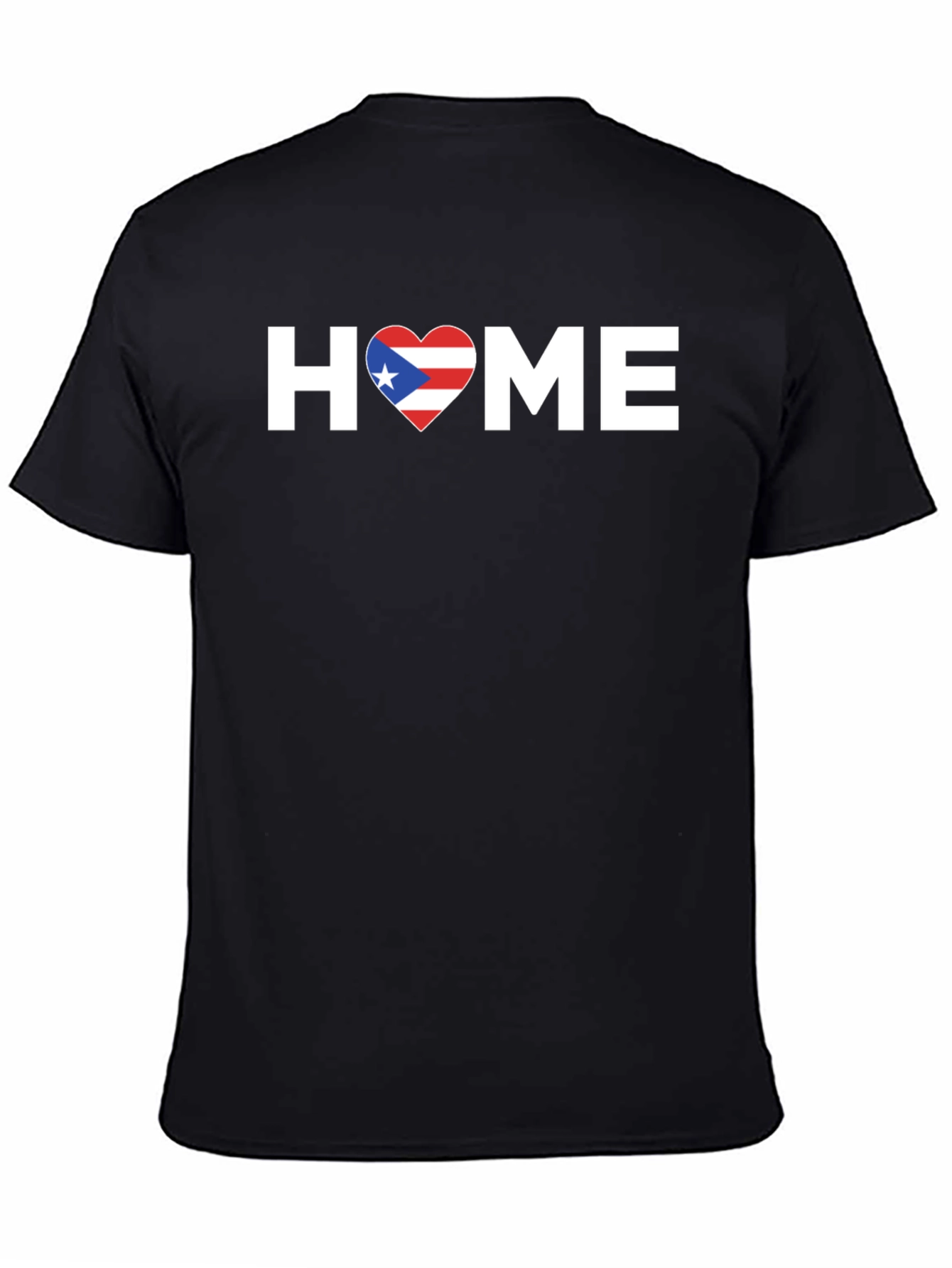 Puerto Rico Home T-Shirt - Flag Heart