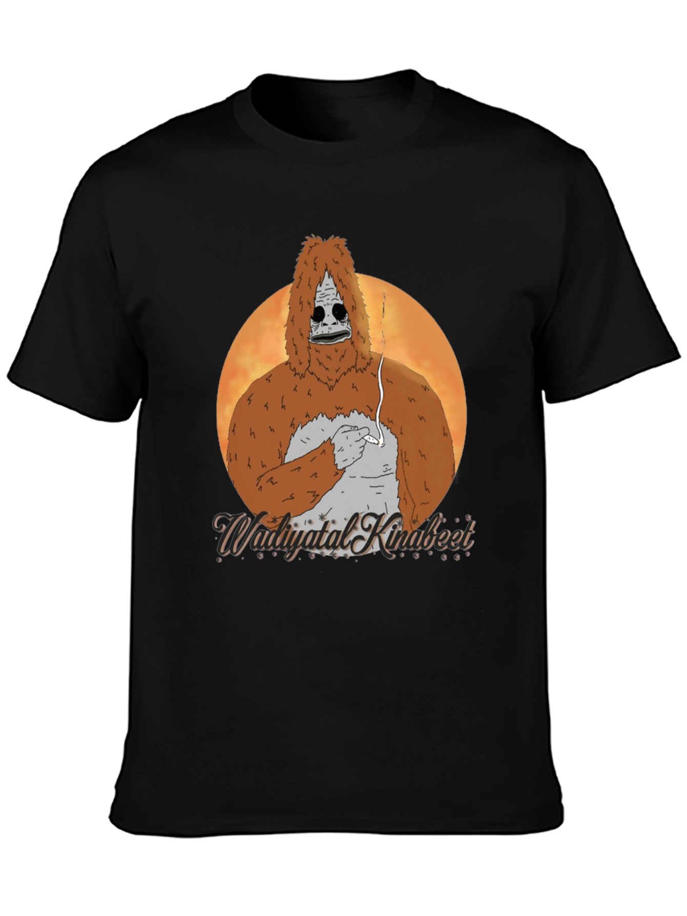 Sasquatch Smoking Tee - Waudiyatal Kindbeet T-Shirt