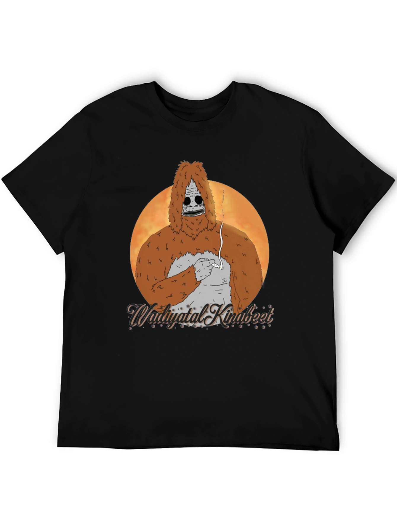 Sasquatch Smoking Tee - Waudiyatal Kindbeet T-Shirt
