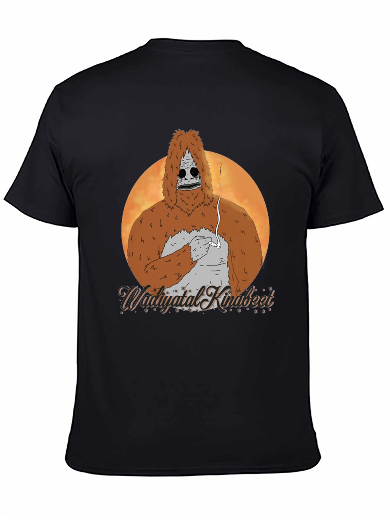 Sasquatch Smoking Tee - Waudiyatal Kindbeet T-Shirt