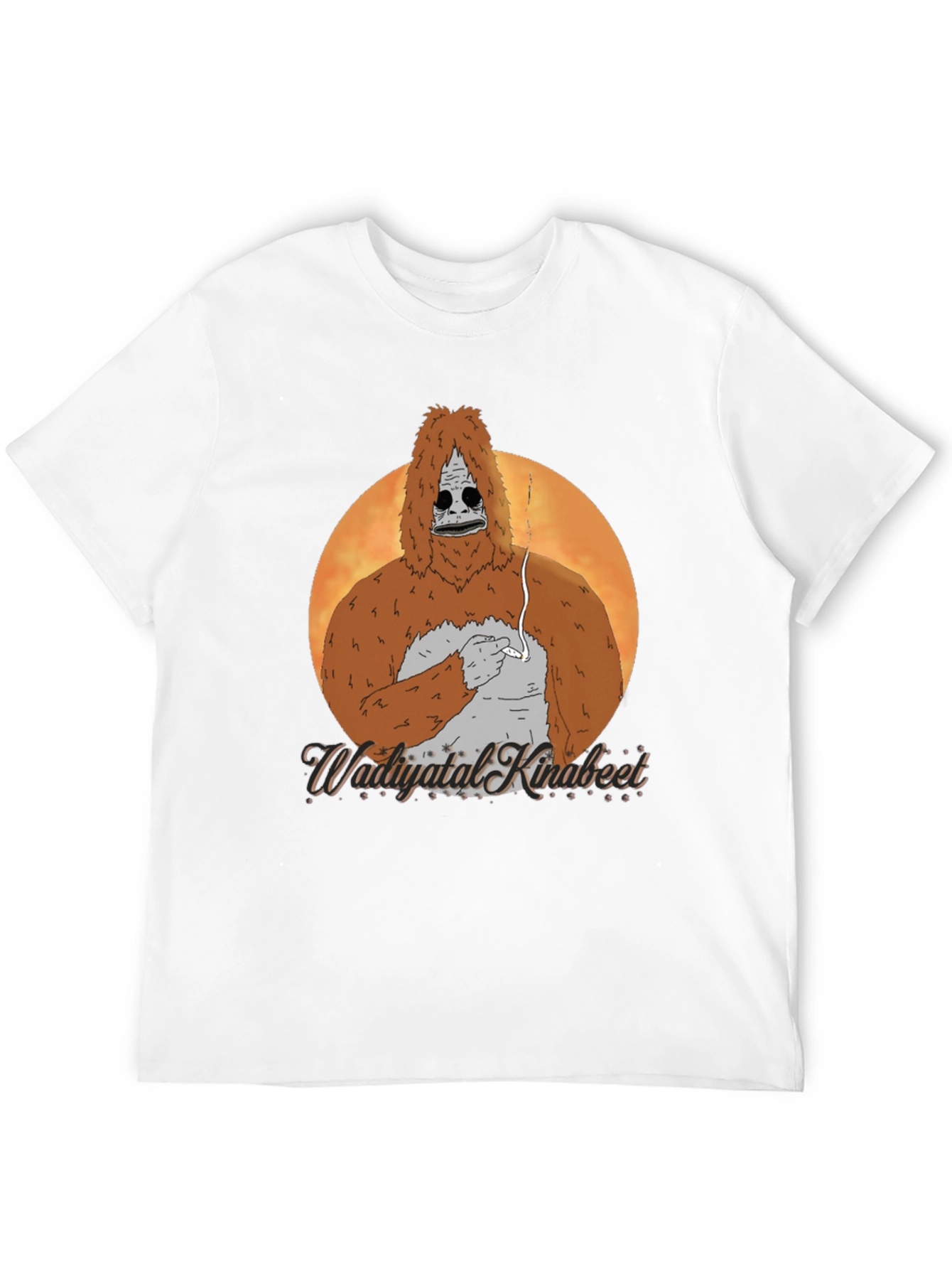 Sasquatch Smoking Tee - Waudiyatal Kindbeet T-Shirt